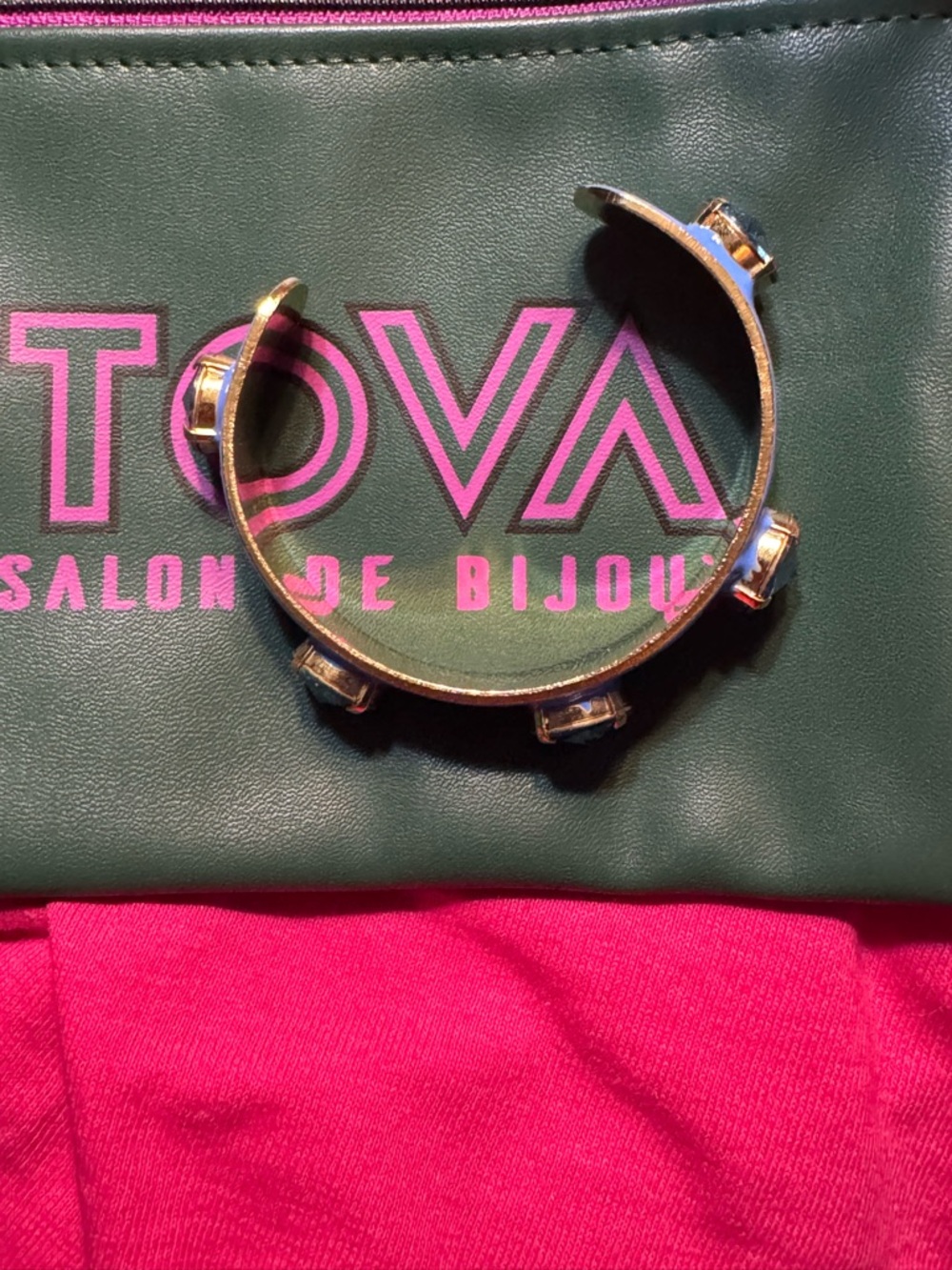 TOVA cuff in Blue Jean. - Picture 5 of 5